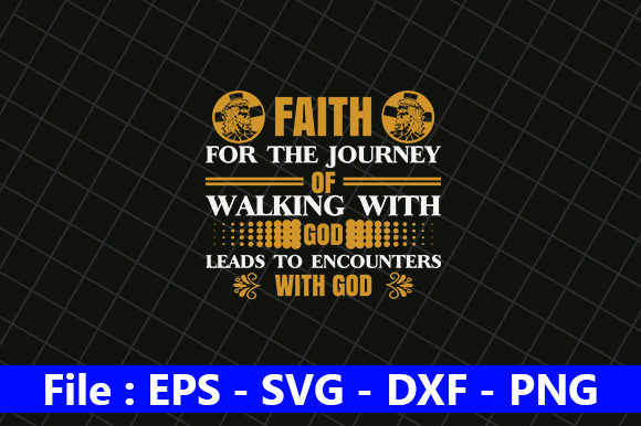 Faith for the Journey Quote: Graphics for Crafts Brands