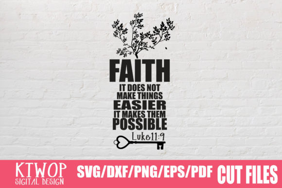 Faith Graphics for Crafts: It Makes the Impossible Possible