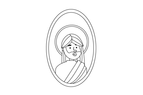 Jesus Coloring Page Religious Crafts Review