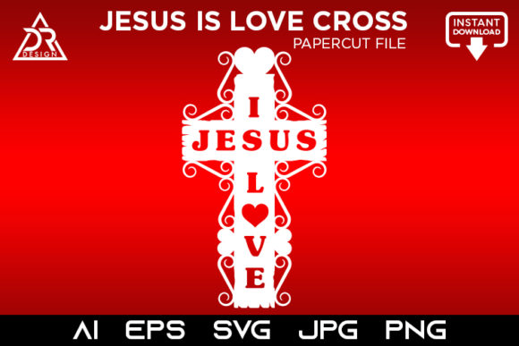 Jesus is Love Cross Laser Cutting Ornaments Review