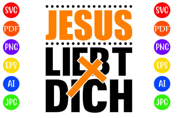 Jesus Liebt Dich Graphics Review for Crafts & Content Publishing