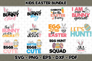 Kids Easter Bundle: 12 Graphics & Crafts Designs