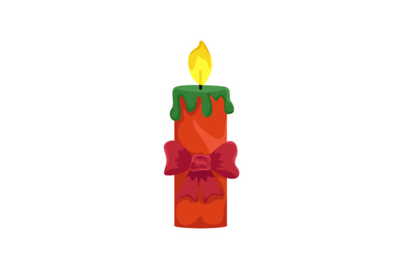 Red Candle Light Graphics & Illustrations Review