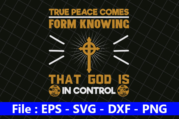 True Peace Quote Graphics for Crafts & Branding